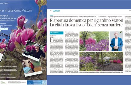 Giardino Viatori - Il Giardino Viatori riapre al pubblico