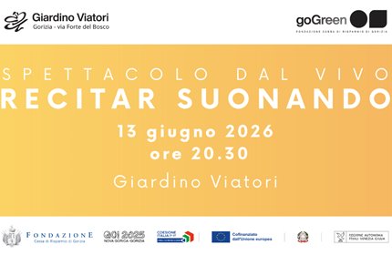 Giardino Viatori - Recitar Suonando | 13 giugno 2023, ore 20.30